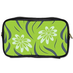 Folk Flowers Print Floral Pattern Ethnic Art Toiletries Bag (one Side) by Eskimos