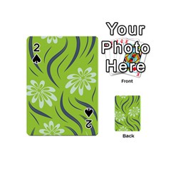 Folk flowers print Floral pattern Ethnic art Playing Cards 54 Designs (Mini)