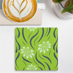 Folk Flowers Print Floral Pattern Ethnic Art Uv Print Square Tile Coaster  by Eskimos