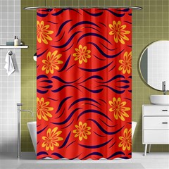 Folk Flowers Print Floral Pattern Ethnic Art Shower Curtain 48  X 72  (small)  by Eskimos