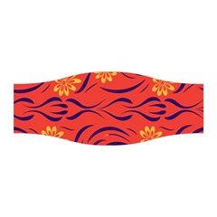 Folk Flowers Print Floral Pattern Ethnic Art Stretchable Headband by Eskimos