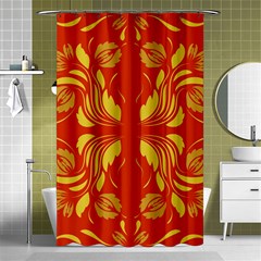 Folk Flowers Print Floral Pattern Ethnic Art Shower Curtain 48  X 72  (small)  by Eskimos