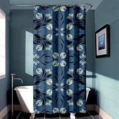 Folk Flowers Print Floral Pattern Ethnic Art Shower Curtain 36  X 72  (stall)  by Eskimos