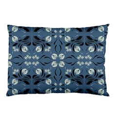 Folk Flowers Print Floral Pattern Ethnic Art Pillow Case (two Sides) by Eskimos