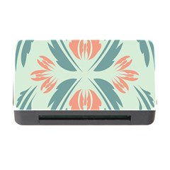 Folk Flowers Print Floral Pattern Ethnic Art Memory Card Reader With Cf by Eskimos