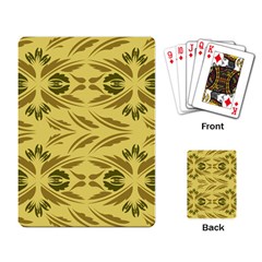 Folk Flowers Print Floral Pattern Ethnic Art Playing Cards Single Design (rectangle) by Eskimos