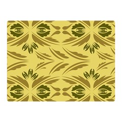 Folk Flowers Print Floral Pattern Ethnic Art Double Sided Flano Blanket (mini)  by Eskimos