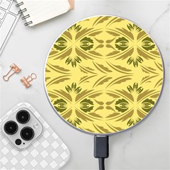 Folk Flowers Print Floral Pattern Ethnic Art Wireless Charger by Eskimos