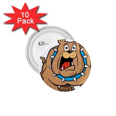 Bulldog-cartoon-illustration-11650862 1.75  Buttons (10 pack)