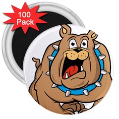 Bulldog-cartoon-illustration-11650862 3  Magnets (100 pack)