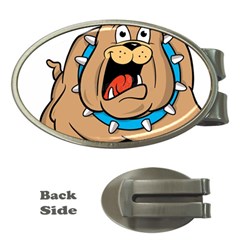 Bulldog-cartoon-illustration-11650862 Money Clips (Oval) 