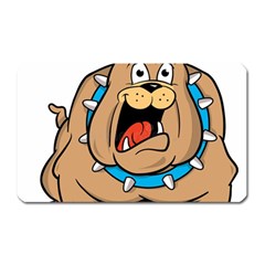 Bulldog-cartoon-illustration-11650862 Magnet (Rectangular)