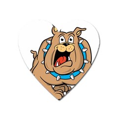 Bulldog-cartoon-illustration-11650862 Heart Magnet