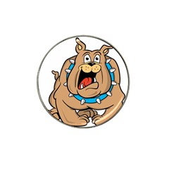 Bulldog-cartoon-illustration-11650862 Hat Clip Ball Marker