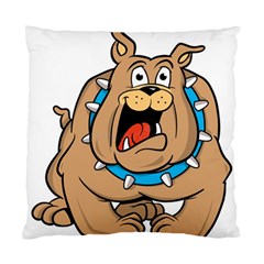 Bulldog-cartoon-illustration-11650862 Standard Cushion Case (Two Sides)