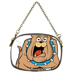 Bulldog-cartoon-illustration-11650862 Chain Purse (Two Sides)