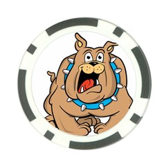 Bulldog-cartoon-illustration-11650862 Poker Chip Card Guard (10 pack)