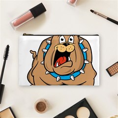 Bulldog-cartoon-illustration-11650862 Cosmetic Bag (Medium)