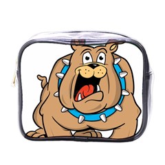 Bulldog-cartoon-illustration-11650862 Mini Toiletries Bag (One Side)