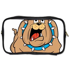 Bulldog-cartoon-illustration-11650862 Toiletries Bag (One Side)