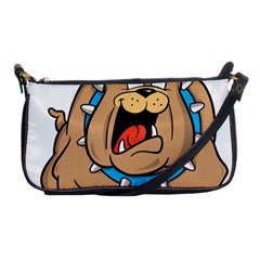 Bulldog-cartoon-illustration-11650862 Shoulder Clutch Bag