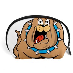 Bulldog-cartoon-illustration-11650862 Accessory Pouch (Large)