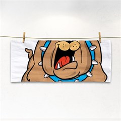 Bulldog-cartoon-illustration-11650862 Hand Towel