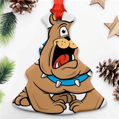 Bulldog-cartoon-illustration-11650862 Ornament (christmas Tree) 