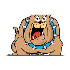 Bulldog-cartoon-illustration-11650862 Plate Mats by jellybeansanddinosaurs