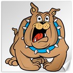 Bulldog-cartoon-illustration-11650862 Canvas 16  x 16  15.2 x15.41  Canvas - 1