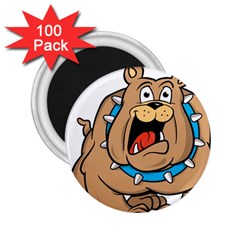 Bulldog-cartoon-illustration-11650862 2 25  Magnets (100 Pack)  by jellybeansanddinosaurs