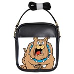 Bulldog-cartoon-illustration-11650862 Girls Sling Bag Front