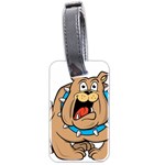 Bulldog-cartoon-illustration-11650862 Luggage Tag (two sides) Back