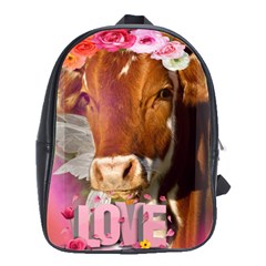 Picsart 22-03-21 13-33-20-883 School Bag (large) by jellybeansanddinosaurs