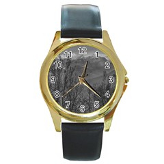 Vikos Aoos National Park, Greece004 Round Gold Metal Watch by dflcprintsclothing