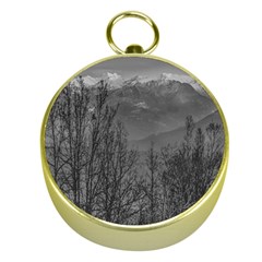 Vikos Aoos National Park, Greece004 Gold Compasses by dflcprintsclothing