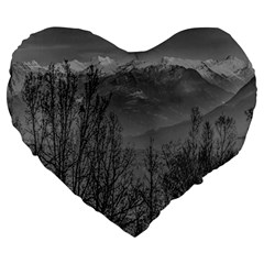 Vikos Aoos National Park, Greece004 Large 19  Premium Flano Heart Shape Cushions by dflcprintsclothing