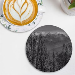 Vikos Aoos National Park, Greece004 Uv Print Round Tile Coaster by dflcprintsclothing