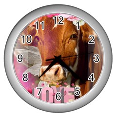 Picsart 22-03-21 13-33-20-883 Wall Clock (silver) by neiceebeazzdesigns