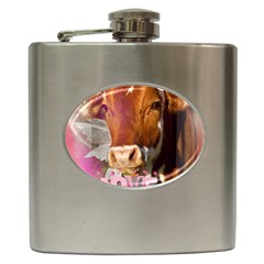 Picsart 22-03-21 13-33-20-883 Hip Flask (6 Oz) by neiceebeazzdesigns