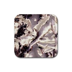 Abstract Wannabe Two Rubber Coaster (square) by MRNStudios