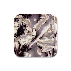 Abstract Wannabe Two Rubber Square Coaster (4 Pack) by MRNStudios