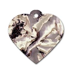 Abstract Wannabe Two Dog Tag Heart (one Side) by MRNStudios