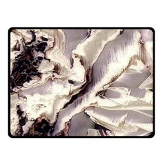 Abstract Wannabe Two Fleece Blanket (small) by MRNStudios