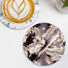 Abstract Wannabe Two Uv Print Round Tile Coaster by MRNStudios