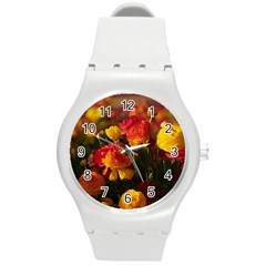 Vered-caspi-orlqbmy1om8-unsplash Round Plastic Sport Watch (m) by jellybeansanddinosaurs