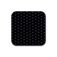 Animal Eyes Close Up Motif Pattern Rubber Coaster (square)