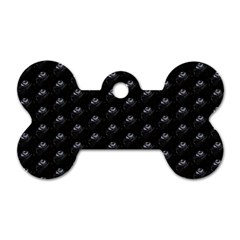 Animal Eyes Close Up Motif Pattern Dog Tag Bone (one Side)