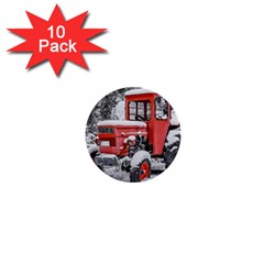 Tractor Parked, Olympus Mount National Park, Greece 1  Mini Buttons (10 Pack) 