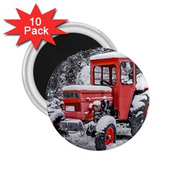 Tractor Parked, Olympus Mount National Park, Greece 2 25  Magnets (10 Pack)  by dflcprintsclothing